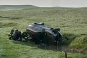SUV rollover crash on Milton Road in Milton