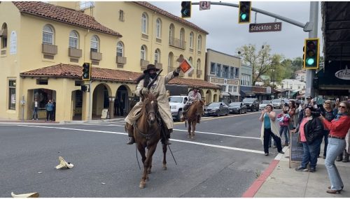 Coyote Sam in downtown Sonora