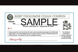 Sample of the dump coupon -- TCPW
