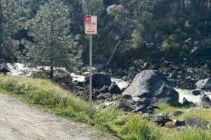 Signage along HWY 140 to reinforce existing overninght parking and camping restrictions near Yosemite