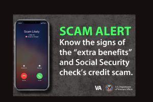 U.S. Department of Veterans Affairs is warning veterans to be aware of scams