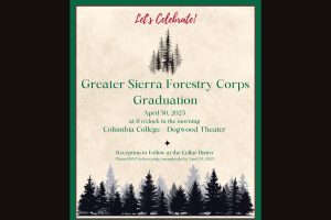 Columbia College Forestry Corps Graduation notice