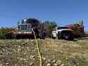 The Ross Fire was an escaped debris burn in the Valley Springs area of Calaveras County -- CCFD photo