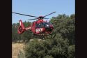 Motorcycle crash in Rancho Calaveras -- CCFD photo
