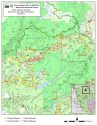 Forest Calaveras Ranger District extended seasonal road closure map for Calaveras County