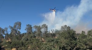 Bridge Fire near Copperopolis - Photo by Russell Hamilton