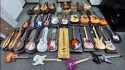 Guitars found after raid by TNT Detectives -- TCSO photo