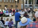 May Day Rally At Sonora's Courthouse Park