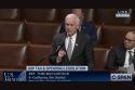 Mother Lode Congressman Tom McClintock speaks on the House floor regarding the passing of budget bill -- Courtesy C-Span