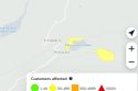 Power outage in the Pinecrest area in Tuolumne County -- PGE map