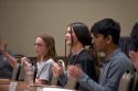 Selah England applauds students advancing -- TCSOS photo