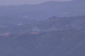 Skunk Fire burning in Murphys area of Calaveras County -- PGE camera