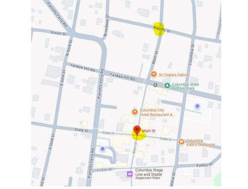 TUD map of impacted area in Columbia