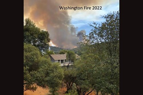 Washington Fire of 2022 in Sonora -- TFSC photo