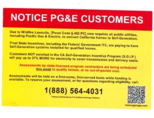 PG&E Customers Targeted By Misleading Door Notices