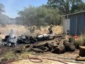 Fire in Wallace —CCF photo