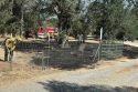 Ouesta Fire that ignited in the Wallace area of Calaveras County—CCFD photo