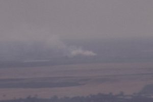 Vegetation fire in the Wallace area of Calaveras County -- PGE live camera