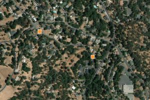 Vegetation management work on Saratoga Road in Sonora map