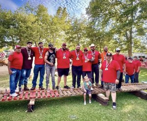 The Gold Miners Tug-of-War overall winners