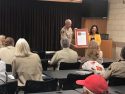Senator Marie Alvarado Gil recognizes Calaveras Sheriff's Office volunteers - Photo by Paul Shinn
