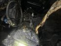 Vehicle set ablaze during family feud in Amador County—ACSO photo