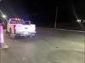Stolen outside jurisdiction's fleet vehicle at Plymouth gas station -- ACSO photo