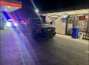 Stolen outside jurisdiction's fleet vehicle at Plymouth gas station -- ACSO photo