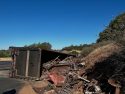 Big Rig Crash On Mono Way -- CHP photo