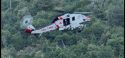 CAL Fire helicopter 601 working rescue—CAL Fire TCU photo