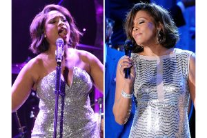 Music-Whitney Houston Jennifer Hudson