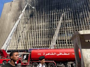 Egypt Telecoms Fire