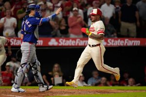 Rangers Angels Baseball