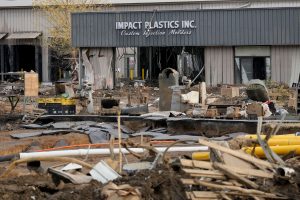 Hurricane Helene Plastics Factory