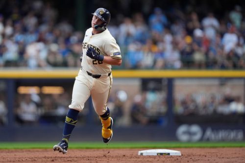 Dodgers Brewers Baseball