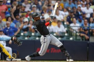 Marlins Brewers Baseball