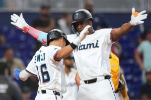 Padres Marlins Baseball