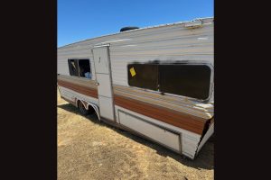 Abandoned RV before the fire—CHP photo