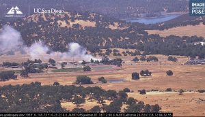 Freedom Fire spotted on PG&E Wildfire Camera