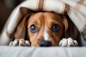 Fireworks can frighten pets -- ASPCA photo
