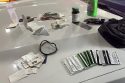 Items confiscated from a stolen outside jurisdiction's city fleet—ACSO photo