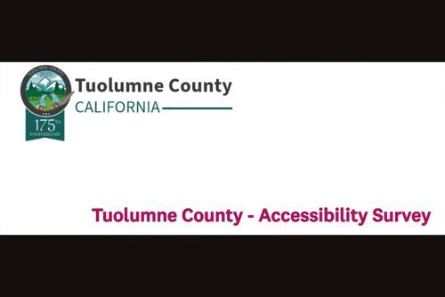Tuolumne County Accessibility Survey to comply with the American with Disabilities Act (ADA)