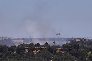 Warren Fire in the Jenny Lind area of Calaveras County—PGE camera