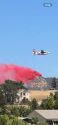 Lago Fire in Valley Springs, where two homes, including this on were threatened -- CCF photo