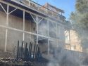 Lago Fire in Valley Springs, where two homes, including this on were threatened -- CCF photo