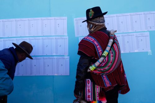 APTOPIX Bolivia Election