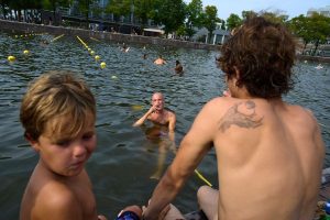 APTOPIX Netherlands Extreme Weather Heat