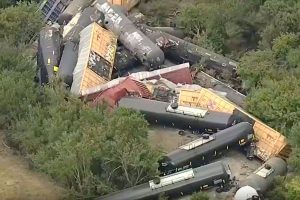 Train Derailment Texas