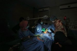 Mideast Wars Gaza Shell of a Hospital
