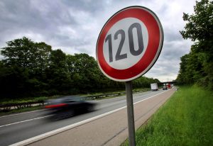 Germany-Speeding Car